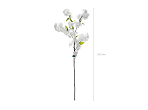 Artificial flower - Blooming Cherry, 97 cm, white