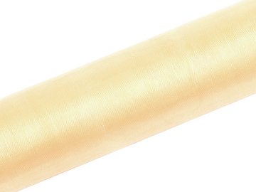 Organza Plain, cream, 0.16 x 9m (1 pc. / 9 lm)