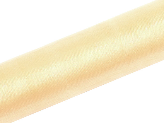 Organza Plain, cream, 0.16 x 9m (1 pc. / 9 lm)