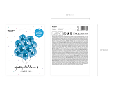 Glossy Balloons 30cm, blue (1 pkt / 10 pc.)