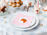 Horse Napkins, 33x33 cm, mix (1 pkt / 12 pc.)