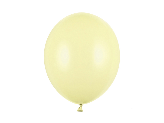 Strong Balloons 30cm, Pastel Light Yellow (1 pkt / 10 pc.)