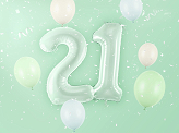 Foil Balloon Number ''2'', 72cm, green
