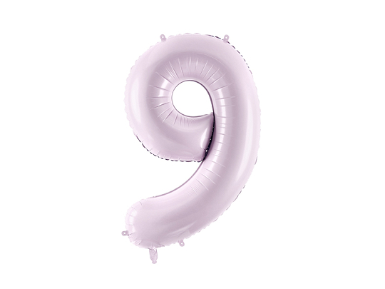 Foil Balloon Number ''9'', 72cm, purple