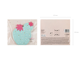 Napkins Cactus, mix, 11.5x13.5cm (1 pkt / 20 pc.)