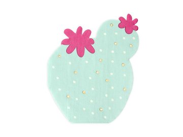 Napkins Cactus, mix, 11.5x13.5cm (1 pkt / 20 pc.)