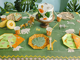 Tablecloth Safari, 180x120 cm, mix