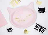 Plates Cat,  22x20cm (1 pkt / 6 pc.)