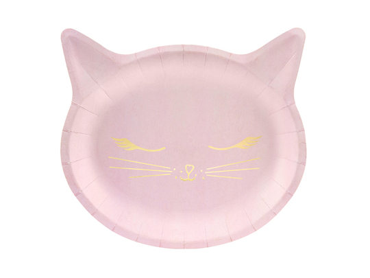 Plates Cat,  22x20cm (1 pkt / 6 pc.)
