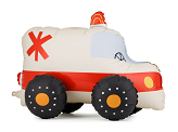 Standing foil balloon Ambulance, 68x48 cm, mix