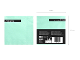 Napkins, 3 layers, mint, 33x33cm (1 pkt / 20 pc.)