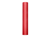 Tulle Plain, red, 0.3 x 9m