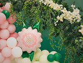 Foil balloon Flower, 70x62 cm, mix