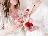 Cake toppers Flowers, mix, 13-14.5 cm. (1 pkt / 8 pc.)