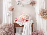 Cake toppers Flowers, mix, 13-14.5 cm. (1 pkt / 8 pc.)