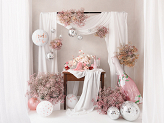 Cake toppers Flowers, mix, 13-14.5 cm. (1 pkt / 8 pc.)