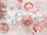 Cake toppers Flowers, mix, 13-14.5 cm. (1 pkt / 8 pc.)