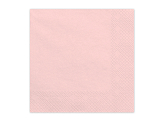 Paper Napkins, light pink, 33x33 cm (1 pkt / 20 pc.)