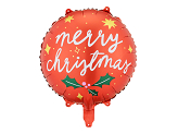 Foil balloon Merry Christmas, 45 cm, mix