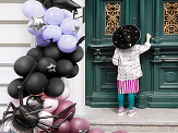 Balloon garland Halloween, mix
