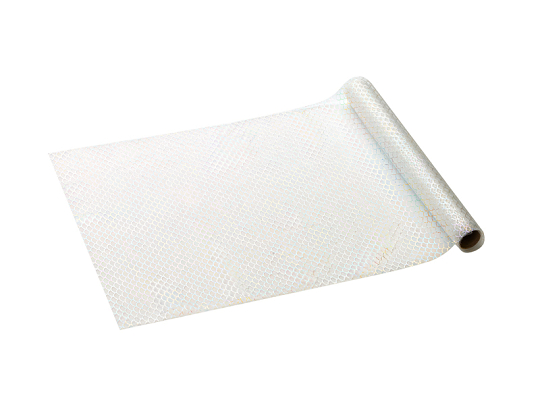 Tulle Runner Scales, White, 0.36 x 3 m