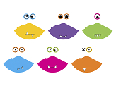 Party Hats Monsters, mix, 16cm (1 pkt / 6 pc.)
