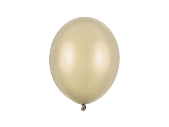 Strong Balloons 27 cm, Metallic Cold Gold (1 pkt / 100 pc.)