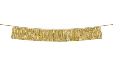 Fringe garland, gold