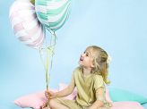 Foil Balloon Candy, 35cm, light blue