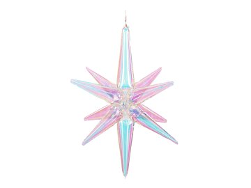3D foil balloon Star, 70cm, iridescent