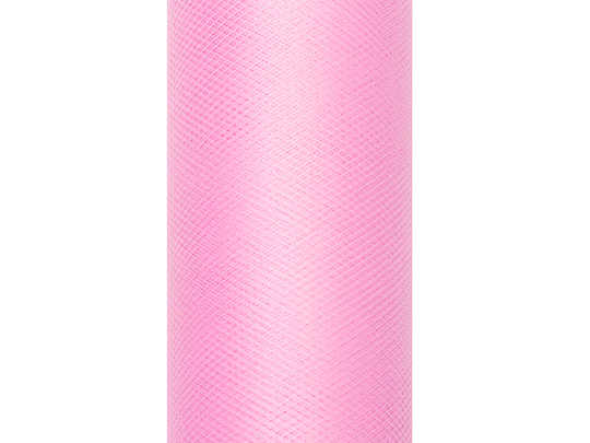 Tulle Plain, light pink, 0.3 x 9m