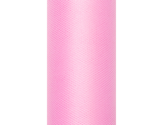 Tulle Plain, light pink, 0.3 x 9m