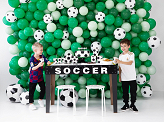 Plates Football, mix, 18cm (1 pkt / 6 pc.)