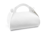 Decorative cake boxes, white, 16x8.5x9.5cm. (1 pkt / 10 pc.)