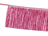 Fringe garland, pink