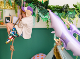 Foil balloon Pterodactyl,120x62 cm, mix