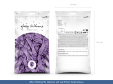 Glossy Balloons 12 cm, violet (1 pkt / 50 pc.)
