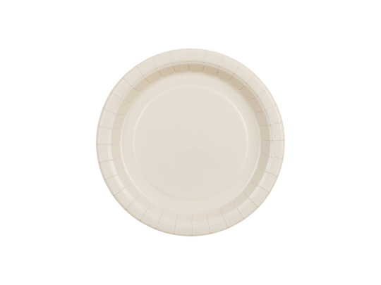 Paper Plates, beige, 18 cm (1 pkt / 6 pc.)