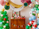 Balloon bouquet - Christmas tree, mix, 65x161 cm