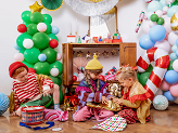 Balloon bouquet - Christmas tree, mix, 65x161 cm