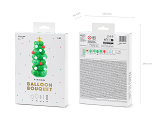 Balloon bouquet - Christmas tree, mix, 65x161 cm