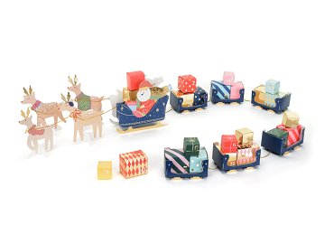 Advent calendar Santa's Sled, mix