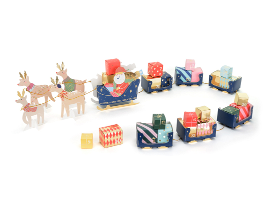 Advent calendar Santa's Sled, mix