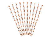 Paper Straws, light rose gold, 19.5cm (1 pkt / 10 pc.)