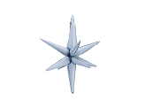 3D foil balloon Star, 50cm, misty blue