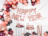 Foil Balloon Letter ''P'', 35cm, rose gold