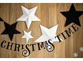 Decoration Stars, white (1 pkt / 6 pc.)