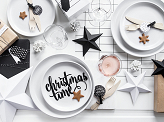 Decoration Stars, white (1 pkt / 6 pc.)