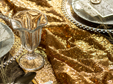 Sequin table runner, gold, 0.3 x 5 m