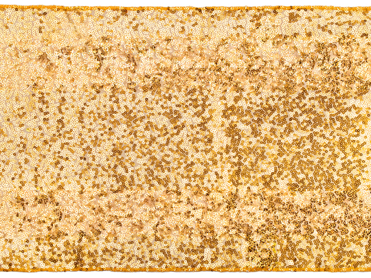 Sequin table runner, gold, 0.3 x 5 m